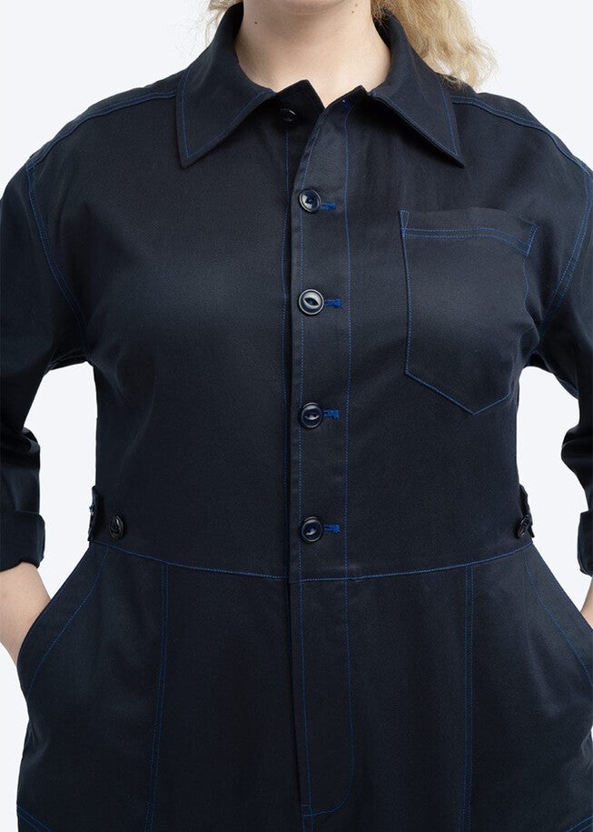 RIVETER JUMPSUIT, Passport Blue / Navy, alternate image number null