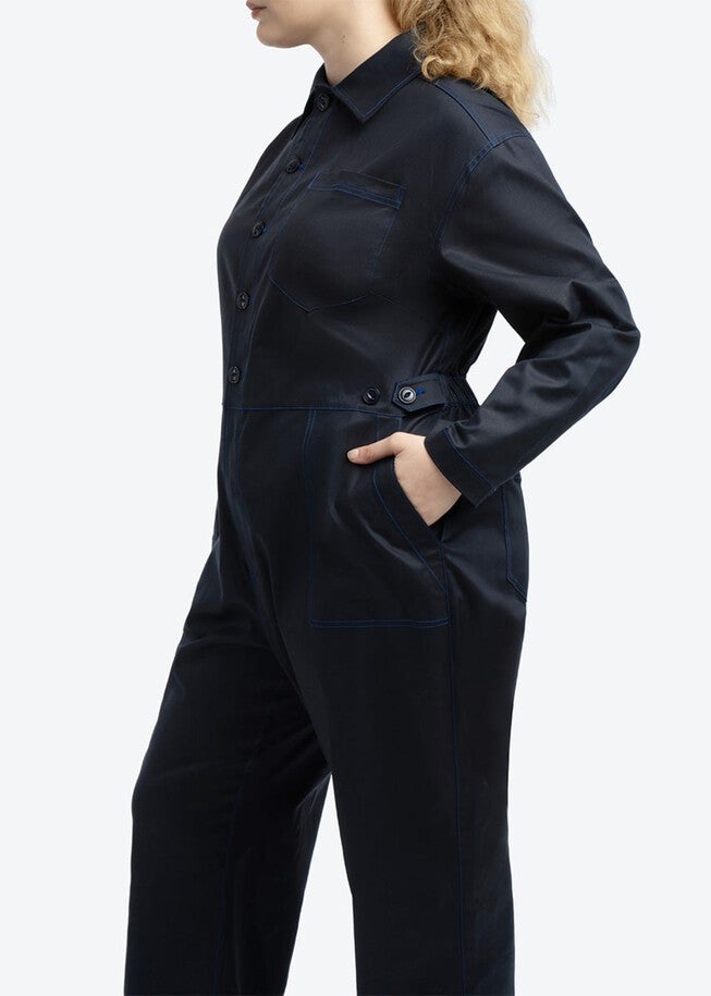 RIVETER JUMPSUIT, Passport Blue / Navy, alternate image number null