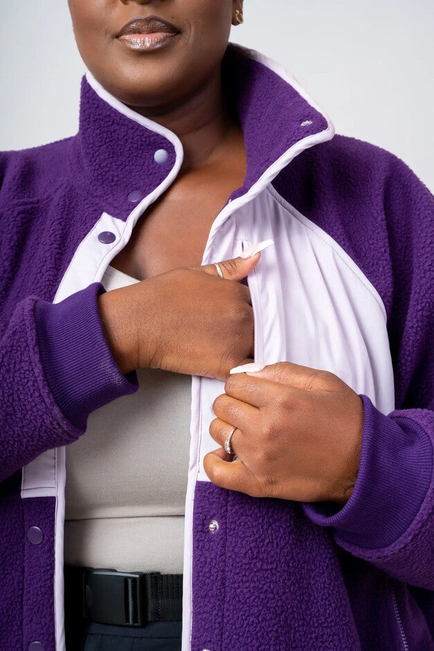 go far fleece 2.0, Eggplant / Purple, alternate image number null